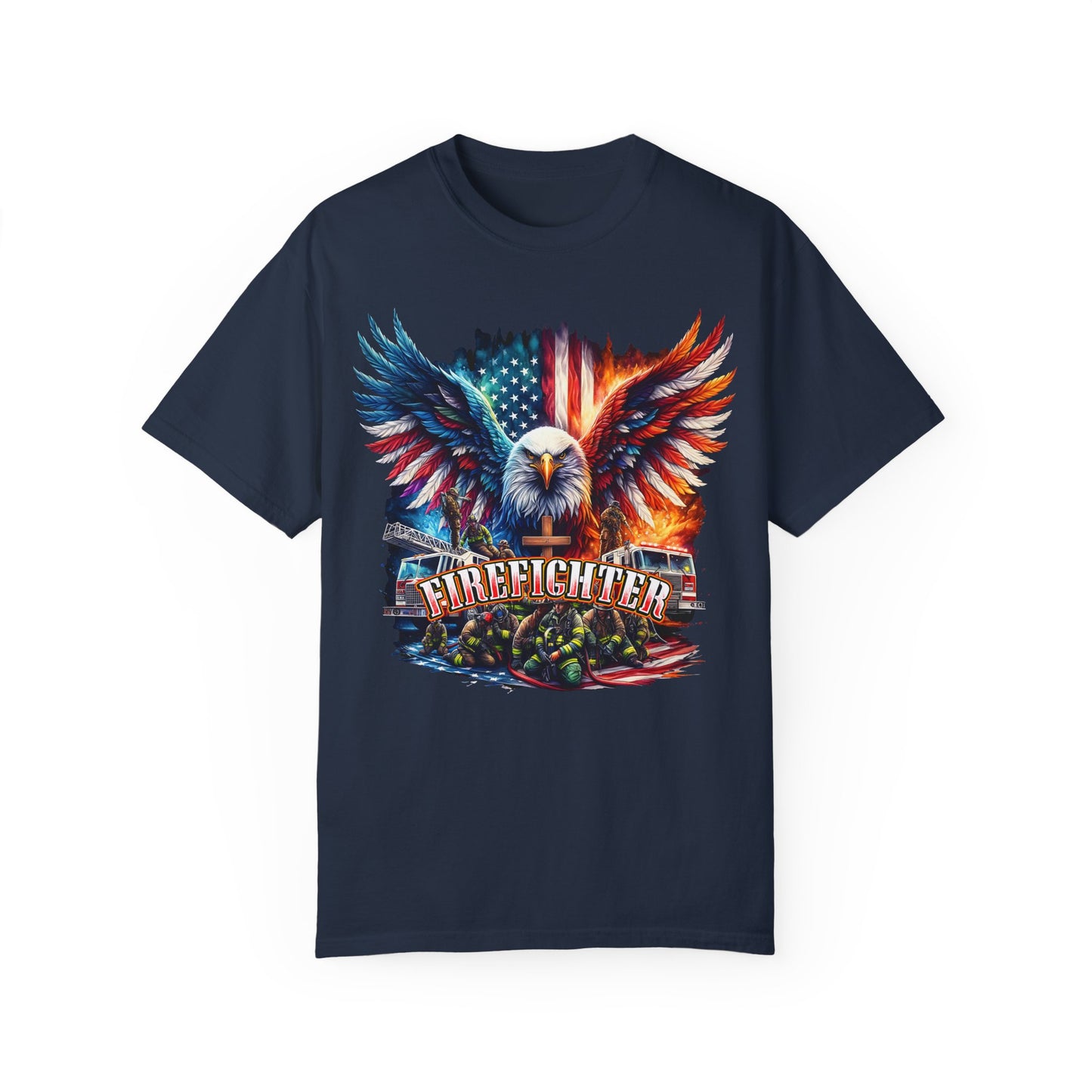 Firefighter Graphic T-Shirt | Bold Tribute to Heroes