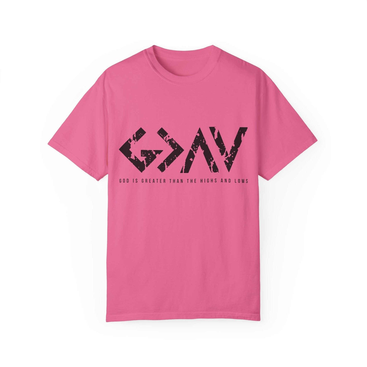 God Is Greater Than The Highs and Lows Light Colors T-Shirt 