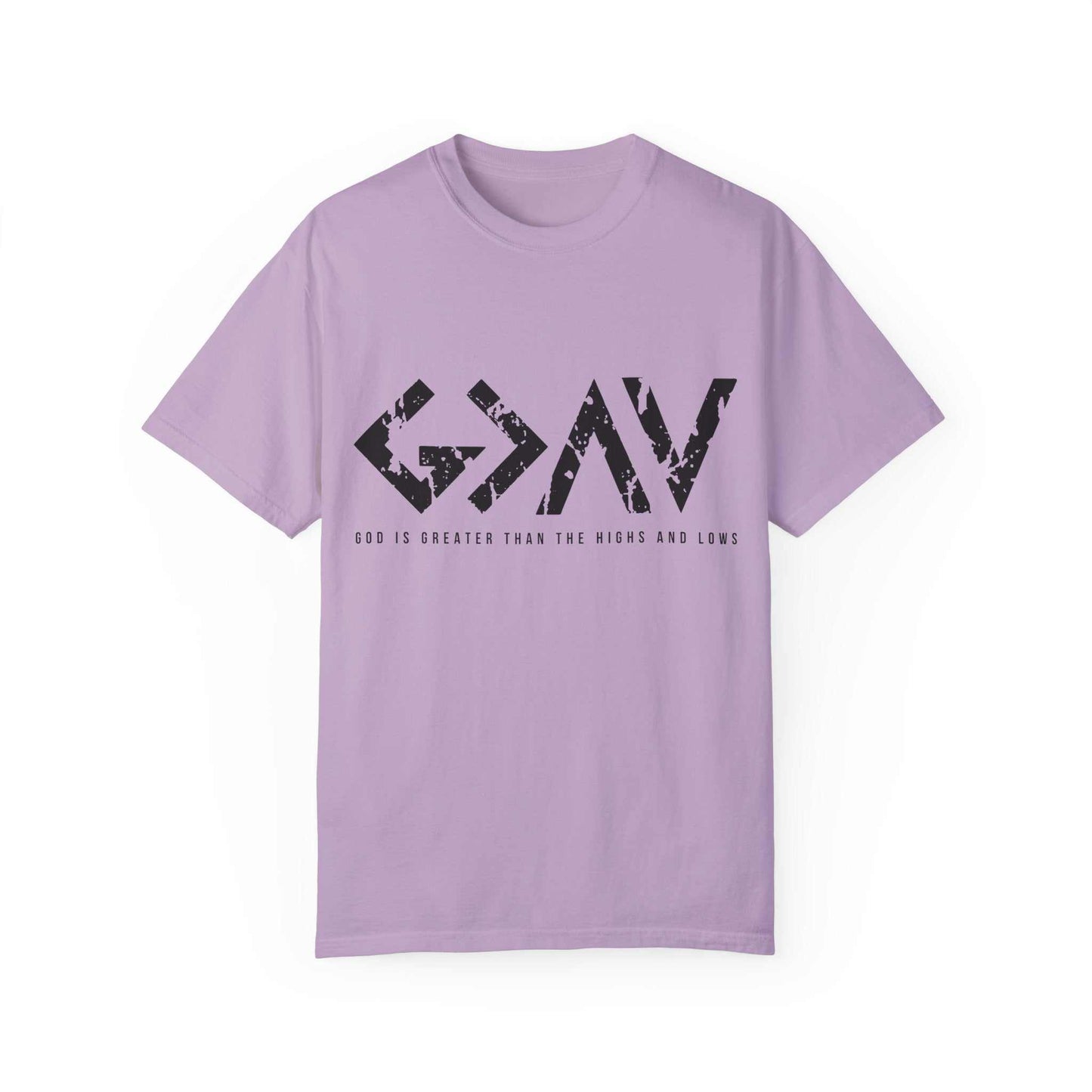 God Is Greater Than The Highs and Lows Light Colors T-Shirt 