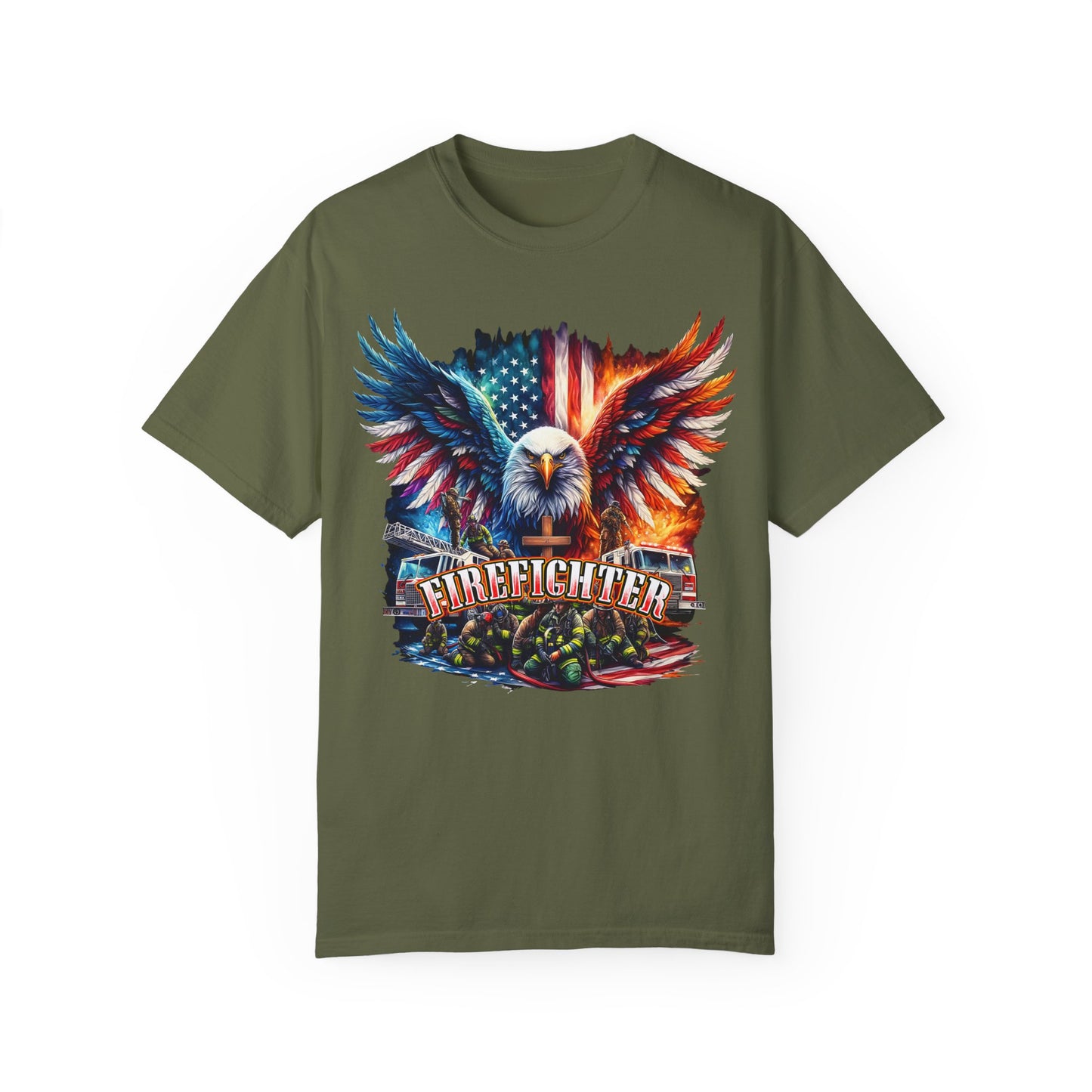 Firefighter Graphic T-Shirt | Bold Tribute to Heroes