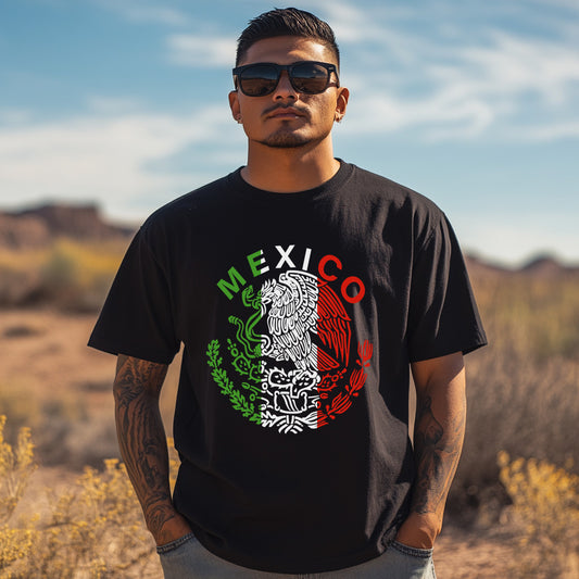 Mexican Eagle Unisex Garment-Dyed T-Shirt | Stylish & Bold