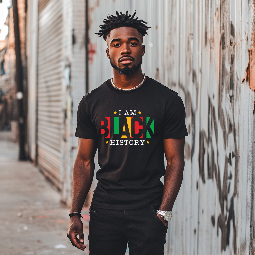 I Am Black History Black T-Shirt