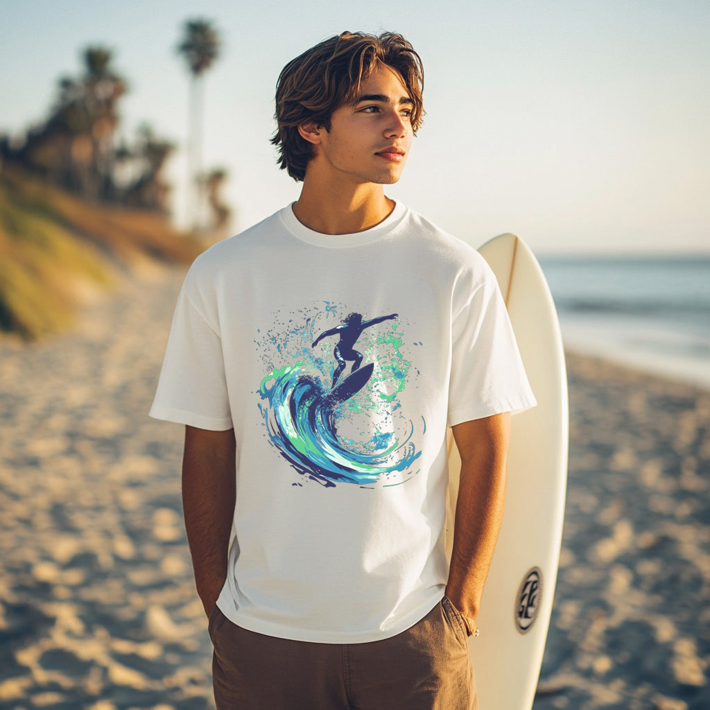 Surfer Vibes Unisex Garment-Dyed T-Shirt