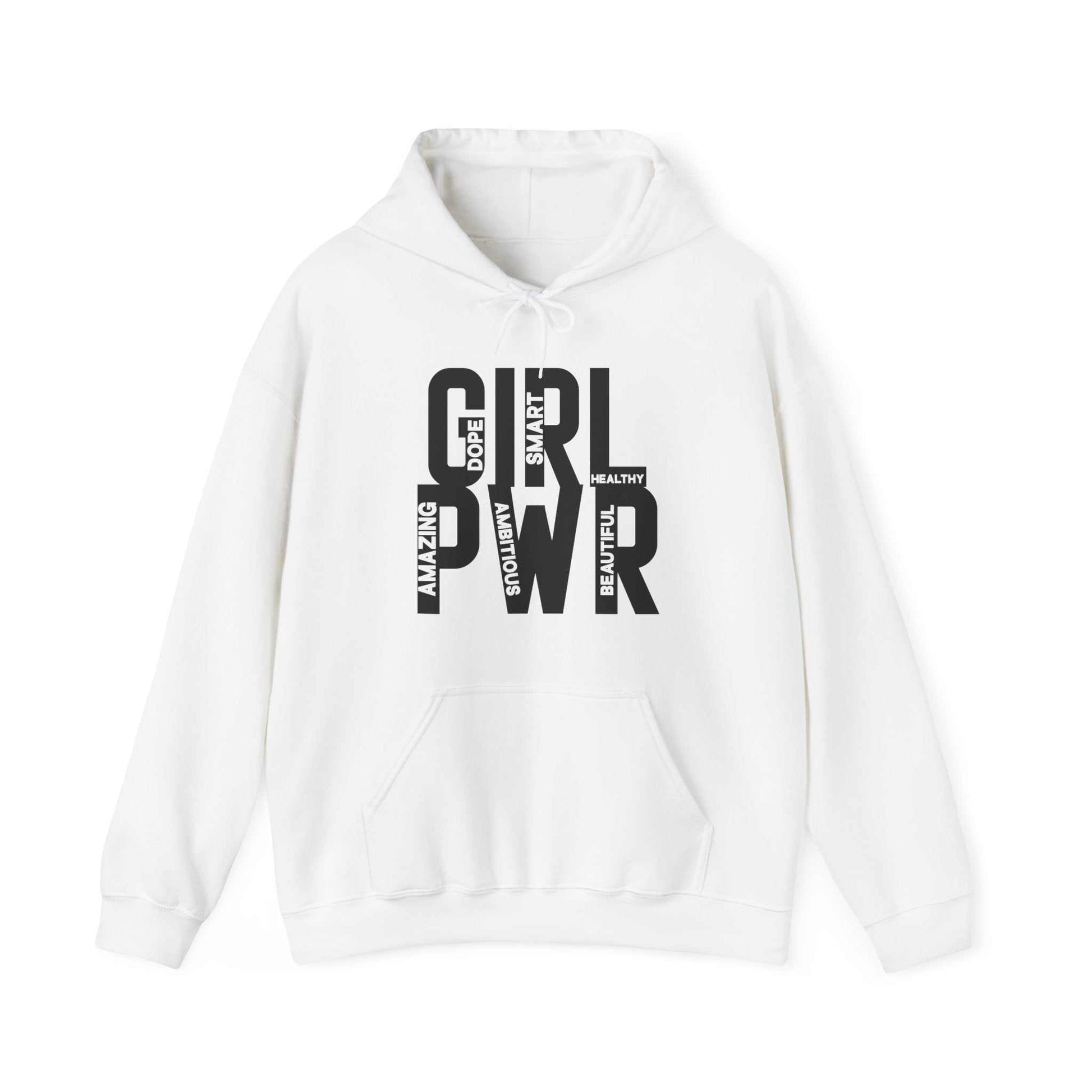 ✨ Girl Power Hooded Sweatshirt – Wear Confidence Loudly