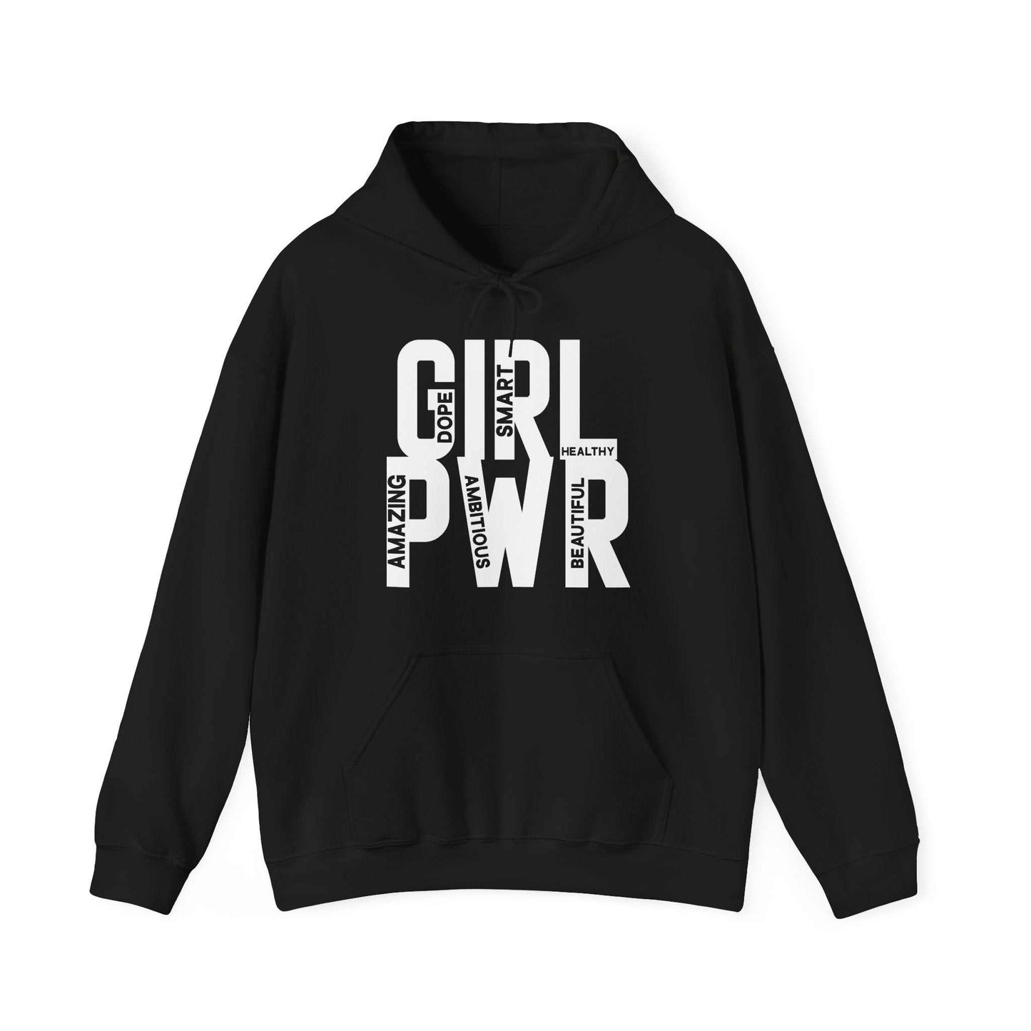 ✨ Girl Power Hooded Sweatshirt – Wear Confidence Loudly