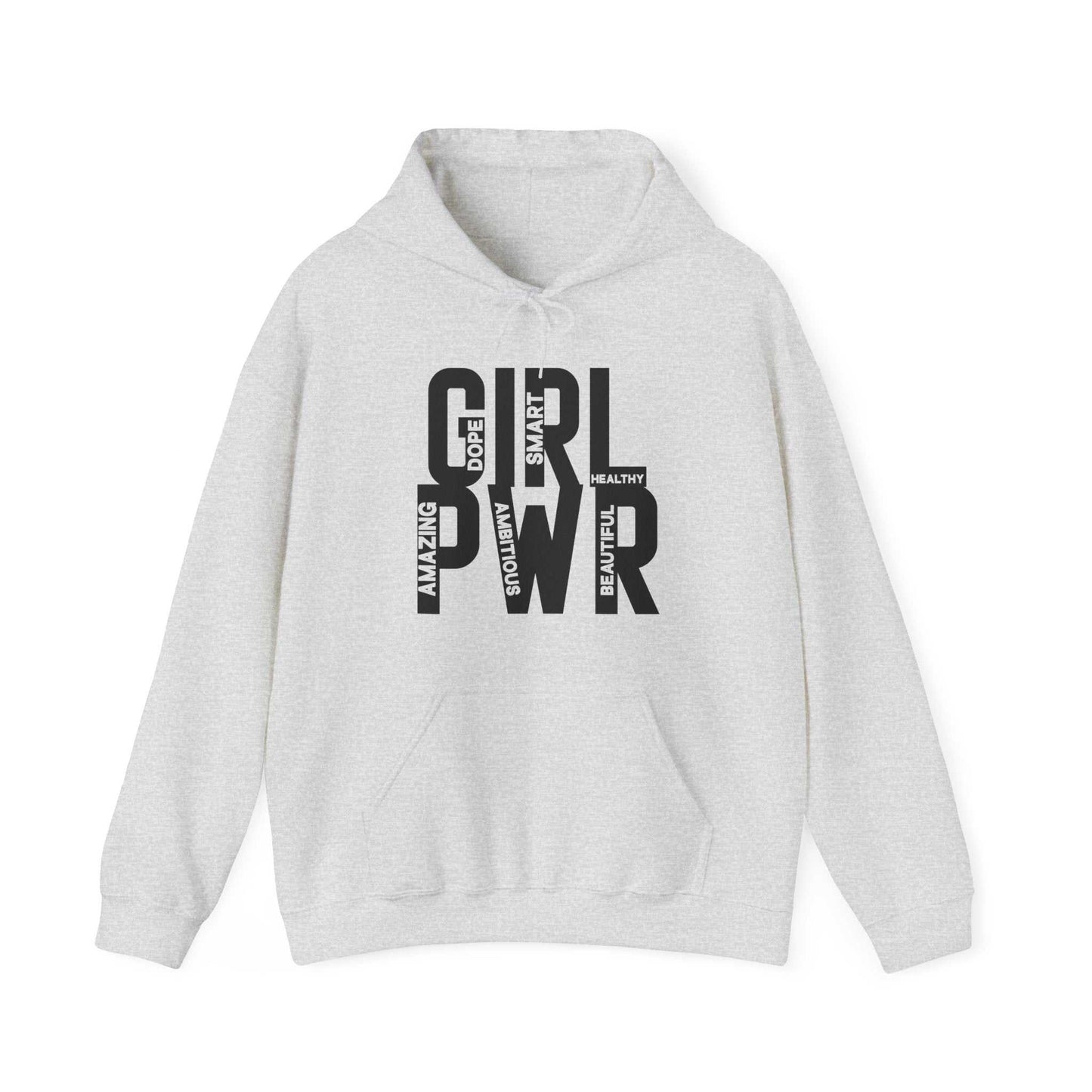 ✨ Girl Power Hooded Sweatshirt – Wear Confidence Loudly