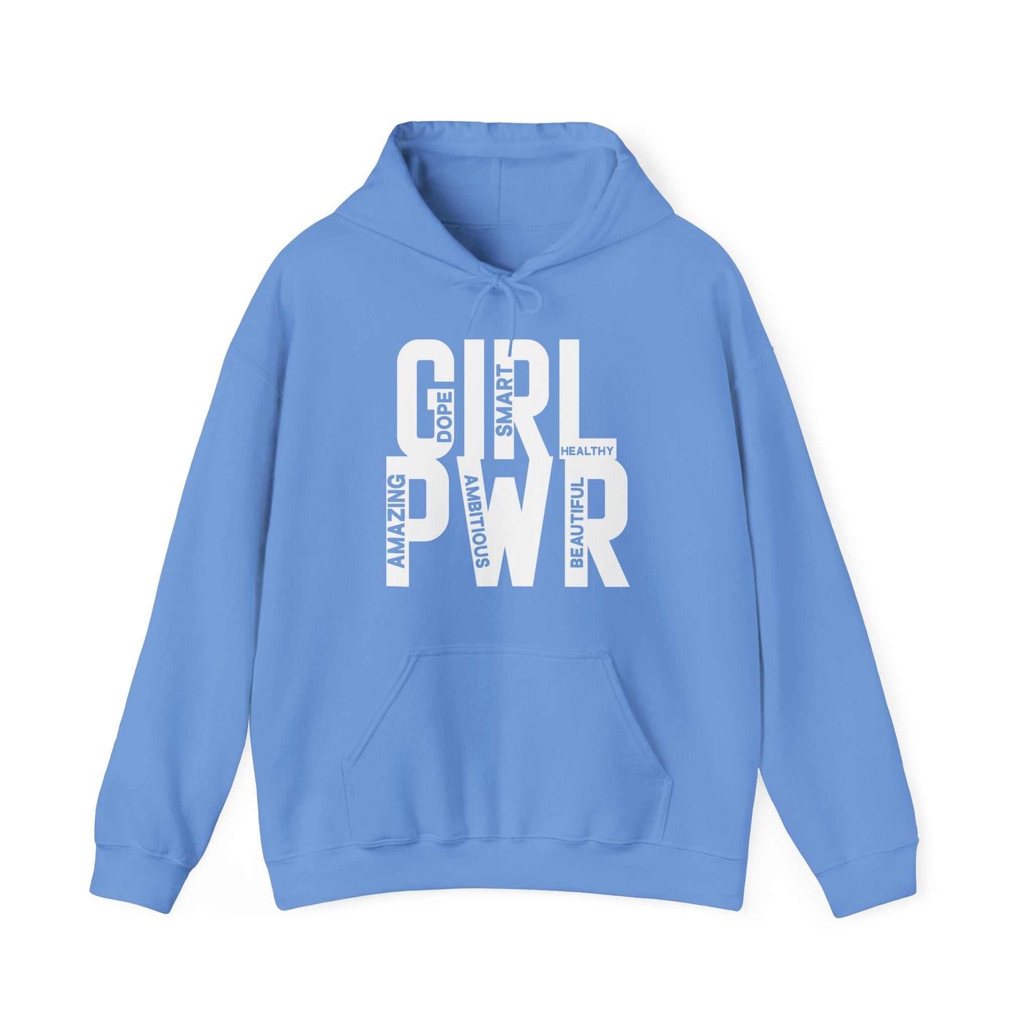 ✨ Girl Power Hooded Sweatshirt – Wear Confidence Loudly