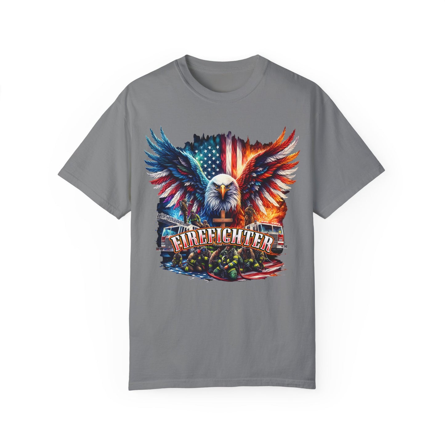 Firefighter Graphic T-Shirt | Bold Tribute to Heroes