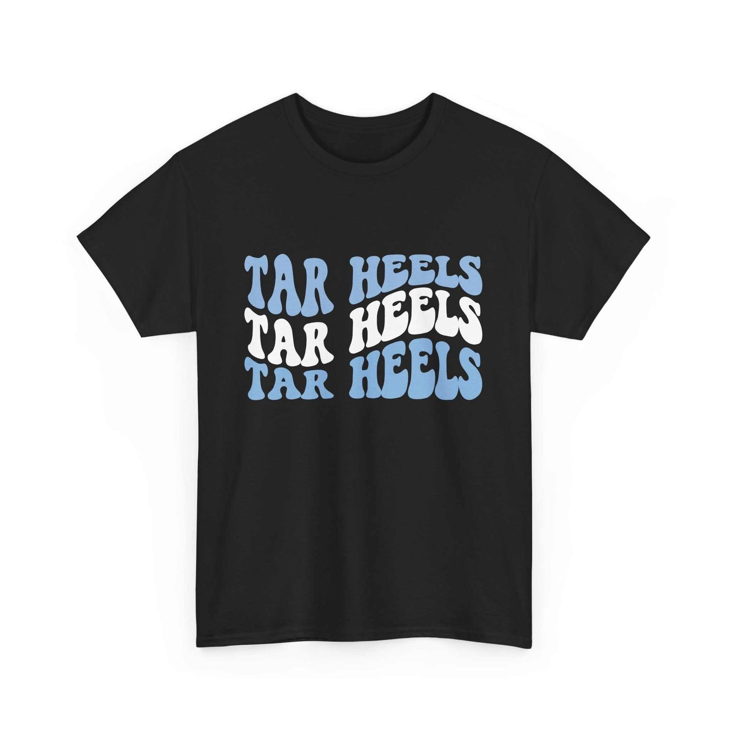 Stylish Tar Heels Wave Graphic Design