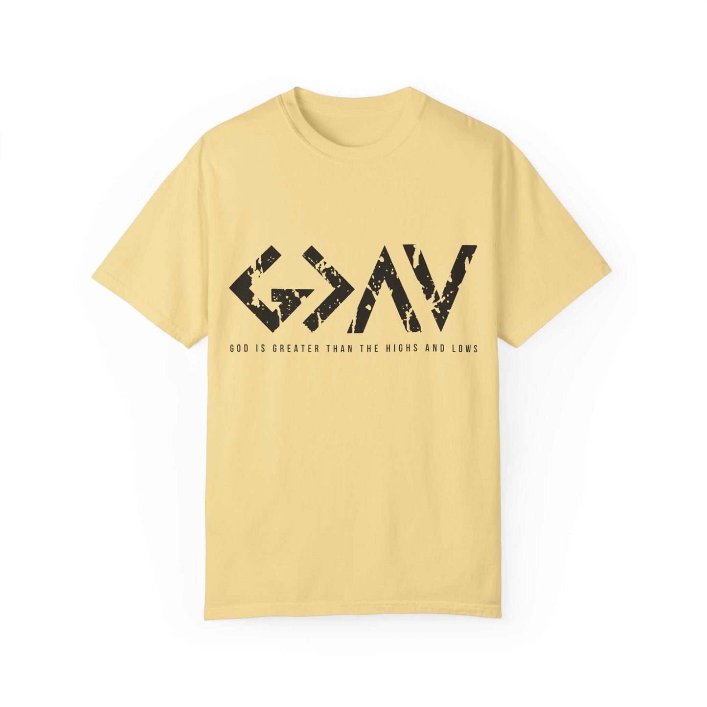 God Is Greater Than The Highs and Lows Light Colors T-Shirt 