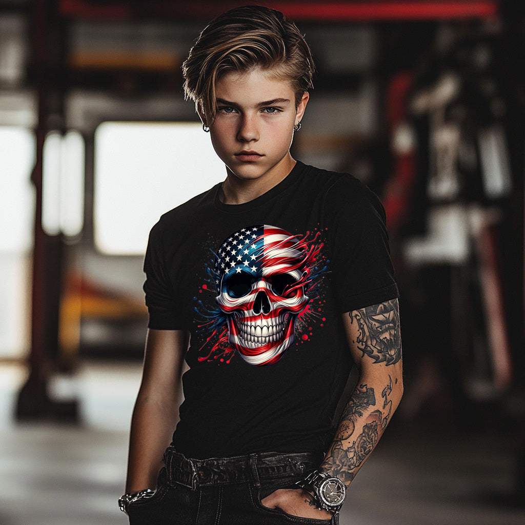 🇺🇸 American Skull T-Shirt 