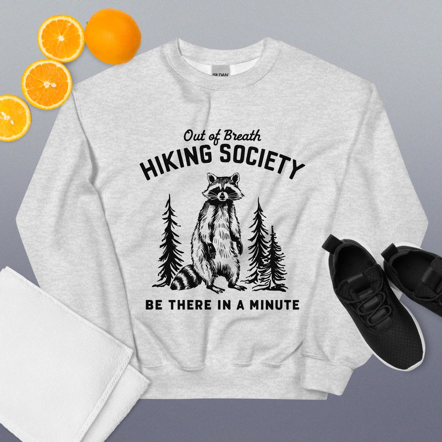 Out of Breath Hiking Society  Sweatshirt