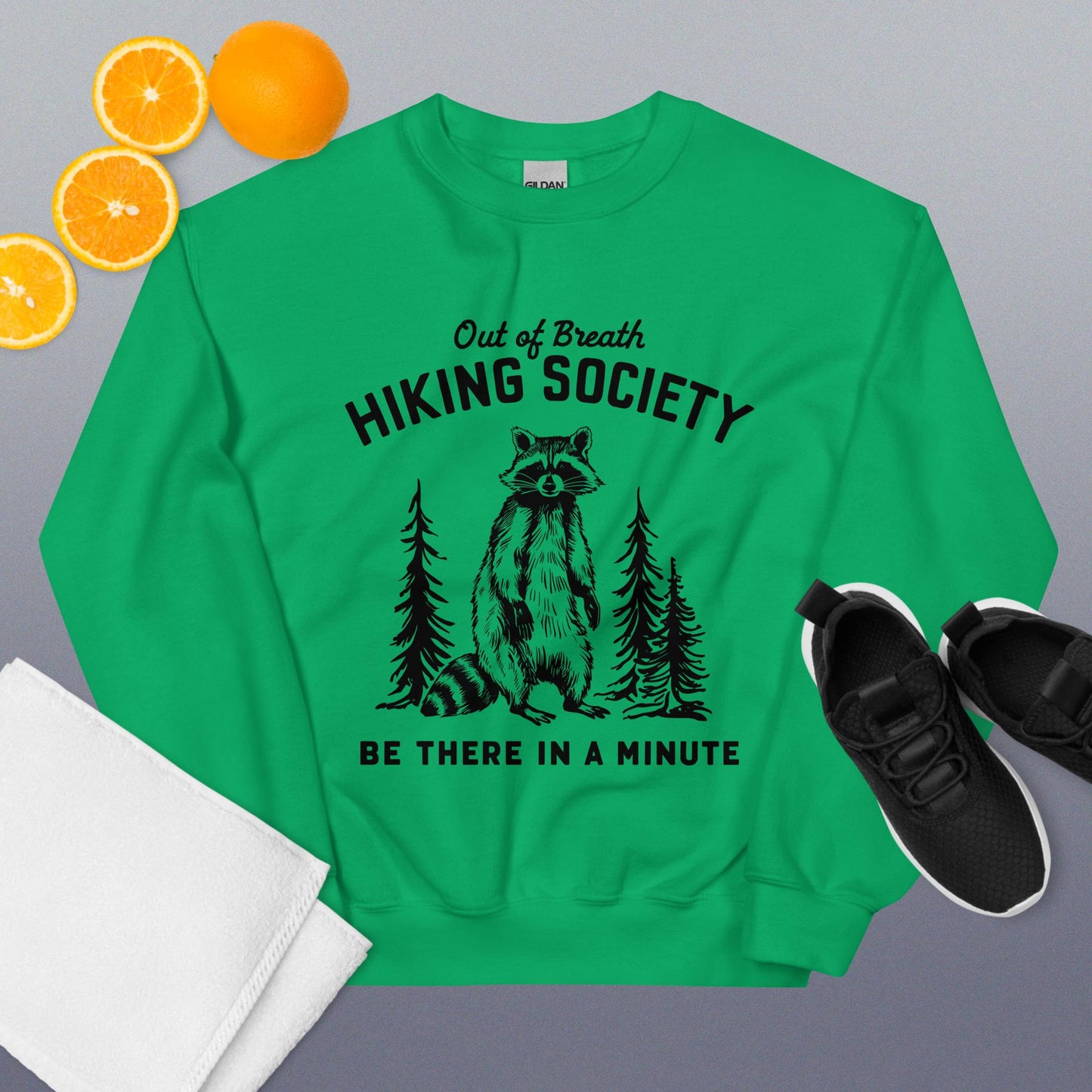 Out of Breath Hiking Society Irish Green Sweatshirt