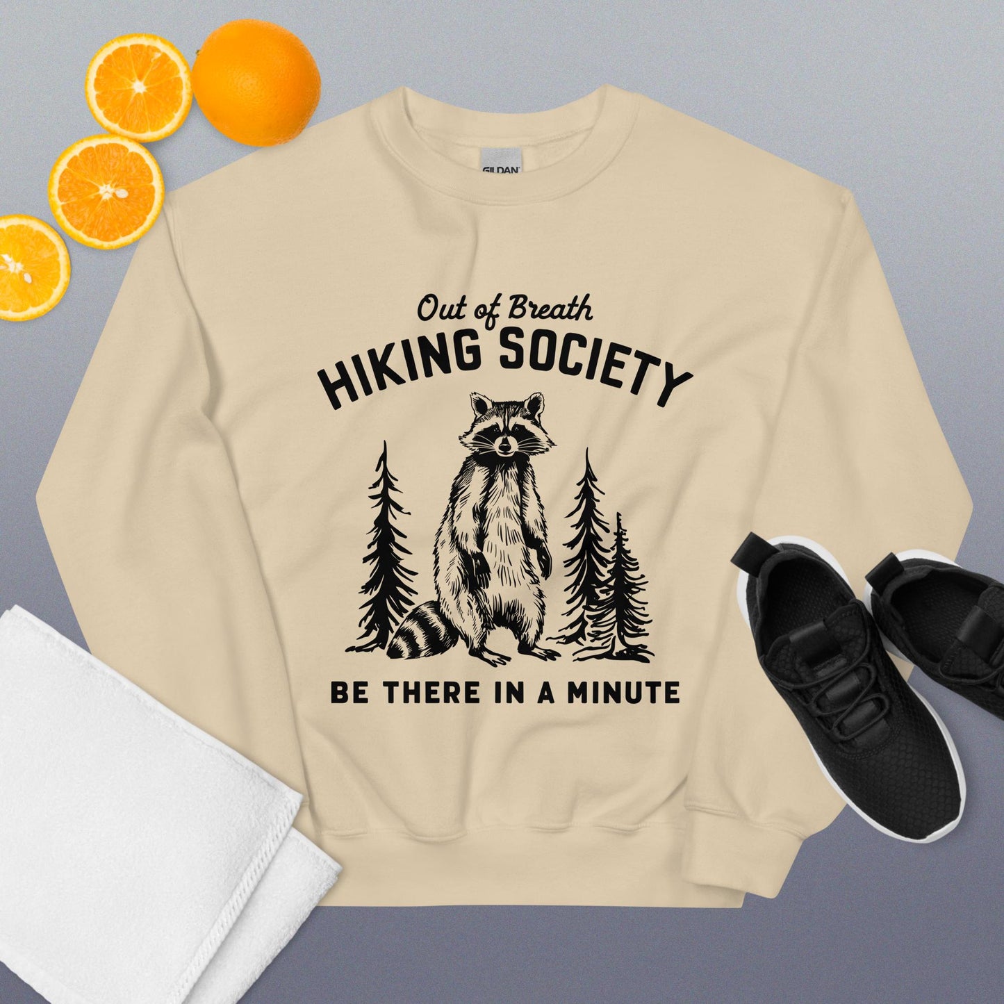 Out of Breath Hiking Society Sand Sweatshirt